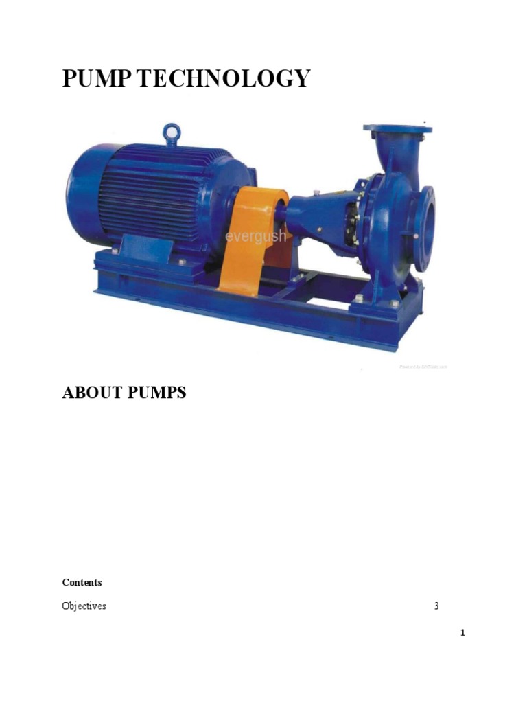 Pumps Maintenance Manual , Installation, Operation, and Maintenance ...