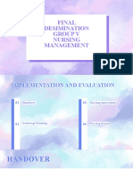 Nursing Management Implementation & Evaluation