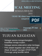 Technical Meeting Frs 2