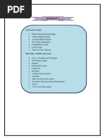 Module 1 - Notes