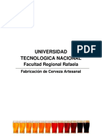 Producción de cerveza artesanal: Estudio técnico y de mercado para una cervecería artesanal