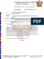 CARTA #0000 Anulacion de Requerimientos