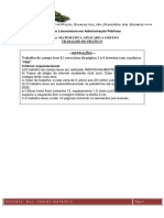 Curso Administração Pública: Matemática Aplicada à Gestão