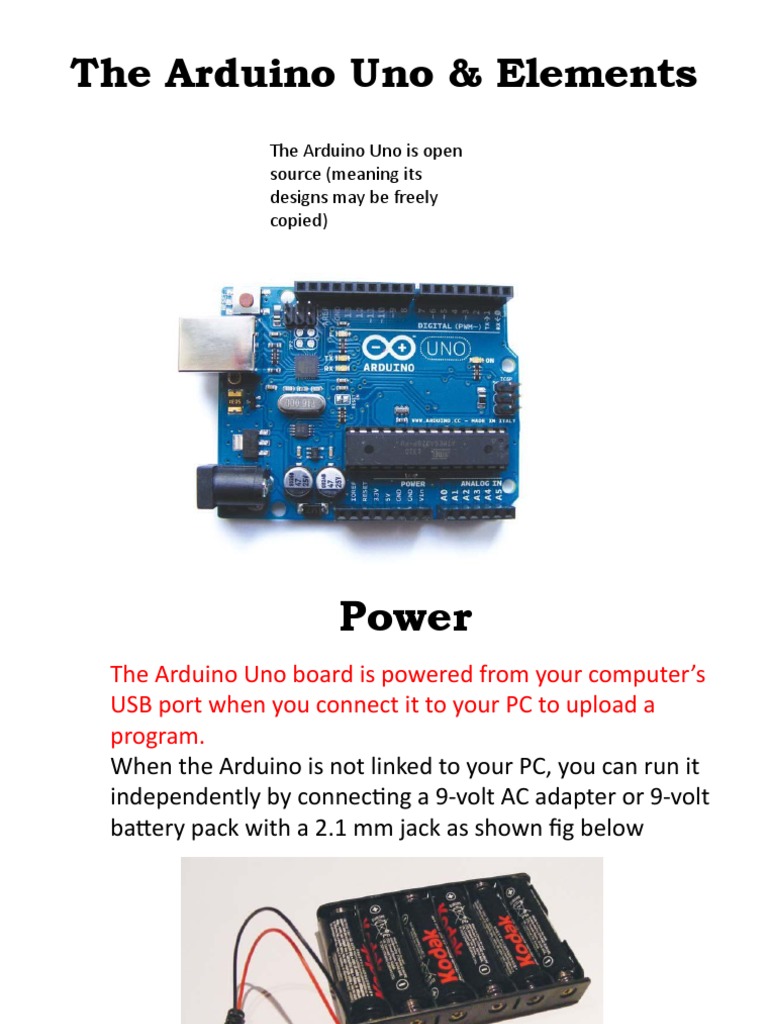 The Arduino Uno & Elements: The Arduino Uno Is Open Source (Meaning Its ...