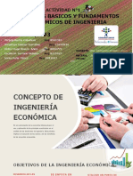 CONCEPTOS BASICOS Y FUNDAMENTOS ECONOMICOS DE INGENIERIA - Actividad Grupal Nº1 Grupo 3