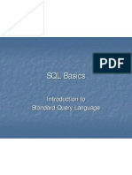 SQL Basics