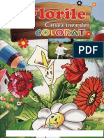 Cartea Mea de Colorat - Florile