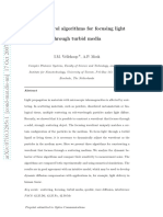 Phase Control Algorithms For Focusing Light Through Turbid Media