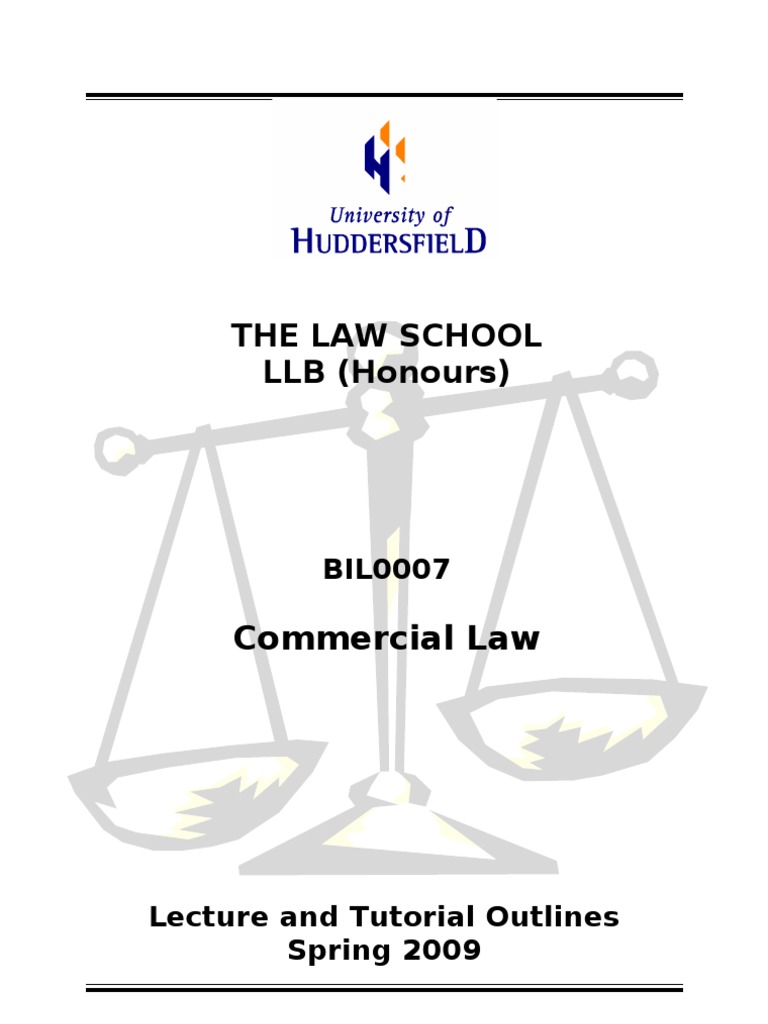 09SaleOfGoodsLLB Contractual Term Contract Law