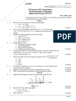 Makeup/Supp Aug-2016: III Semester B.E. Examination (Instrumentation Technology) Signals and Systems (ITC217)