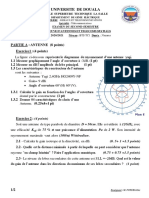 Examen d'antenne et Telecom spacial TC1-2021