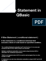 BCA 1st Year QBASIC If ELSE Statement Prakash Dayal