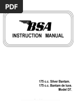 BSA D7 Workshop Manual