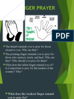 Five Finger Prayer and Cause and Effect