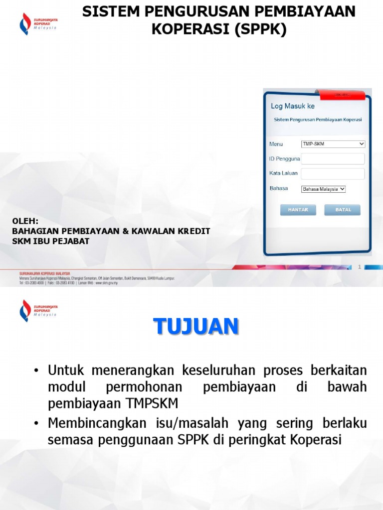 Panduan Permohonan SPPK Koperasi | PDF