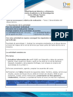 Guía de Actividades y Rúbrica de Evaluación - Unidad 1 - Tarea 1 - Generalidades Del Dibujo Técnico