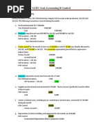 Exercise 2 - Job Order Costing