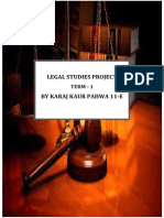 Karaj131015 - Legal Studies Project Term1