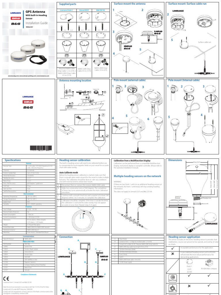 GPS Antenna: Installation Guide | PDF | Cable Television | Electronics
