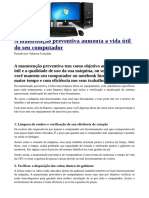 Manutenção preventiva aumenta vida útil PC