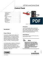 LCP100 Local Control Panel