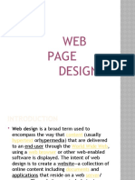 Web Page Designing