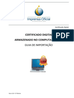 15-Guia Importacao Certificado A1