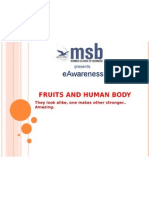 Fruits and Human Body