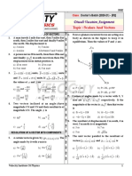 Diwali Vacation Assignment: Topic: Scalars and Vectors