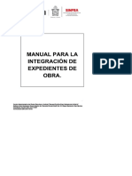 Manual para Integracion Exp Sinfra