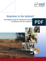 WIMSA (2004) Biopiracy in The Kalahari