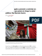 11-05-22 México, Obligado A Prevenir y Controlar Enfermedades Que Ponen en Riesgo La Salud Pública