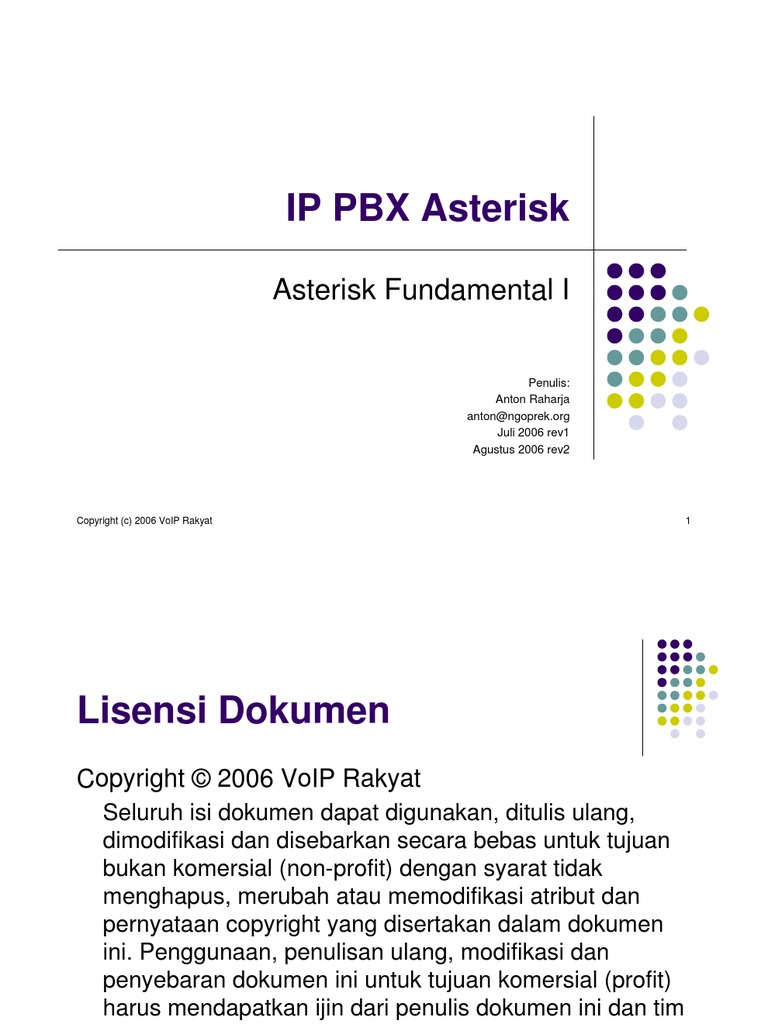 Manual Ippbx Asterisk Fundamental 1 | PDF