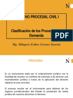 Procesos Civiles: Clasificación y Demanda