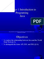 Java Chapter 1 Intro to Programming