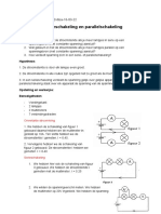 2HV PO Elektriciteit Serie - en Parallelschakelingen