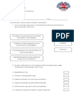 Evaluaciones Tercer Bloque 6to