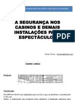 Segurança em casinos e espaços de entretenimento