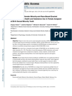 Effects of multiple forms of enacted stigma on mental health and substance use