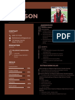 White Modern Minimalist Resume Template