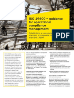 ISO 19600 - Guidance For Operational Compliance Management