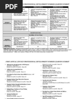 Summer Learning Summit Schedule