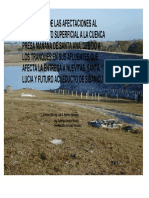 Estudios de las Afectaciones al Escurrimiento superficial a la Cuenca Presa, debido a los Tanques en sus afluentes