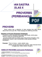 PROVERBS(PERIBAHASA) X