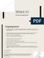 Tema VI Tecnicas de Organizacion