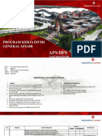 Program Kerja General Affair Tahun 2022 Aps DPS