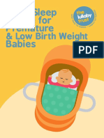 Low Birth Weight: Safer Sleep Advice For Premature Babies