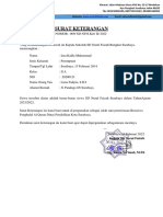 SURAT KETERANGAN Siswa IZZA KALILA