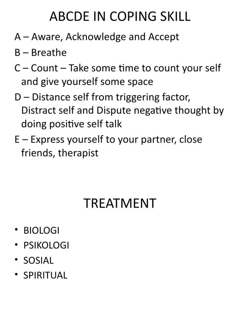 Abcde in Coping Skill | PDF | Self-Improvement