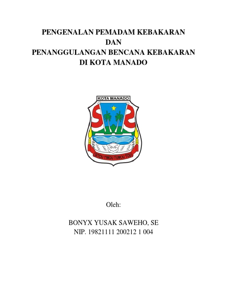Makalah Dinas Pemadam Kebakaran PDF